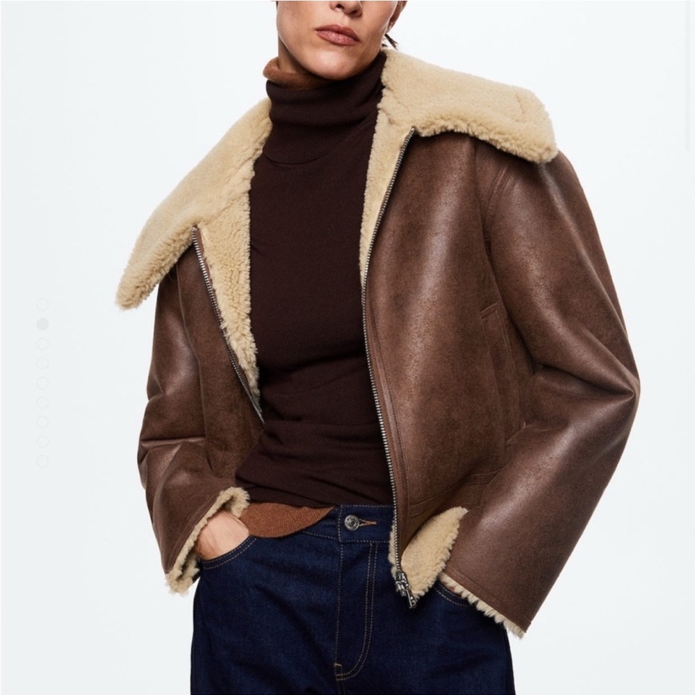 Mango Shearling Jacket